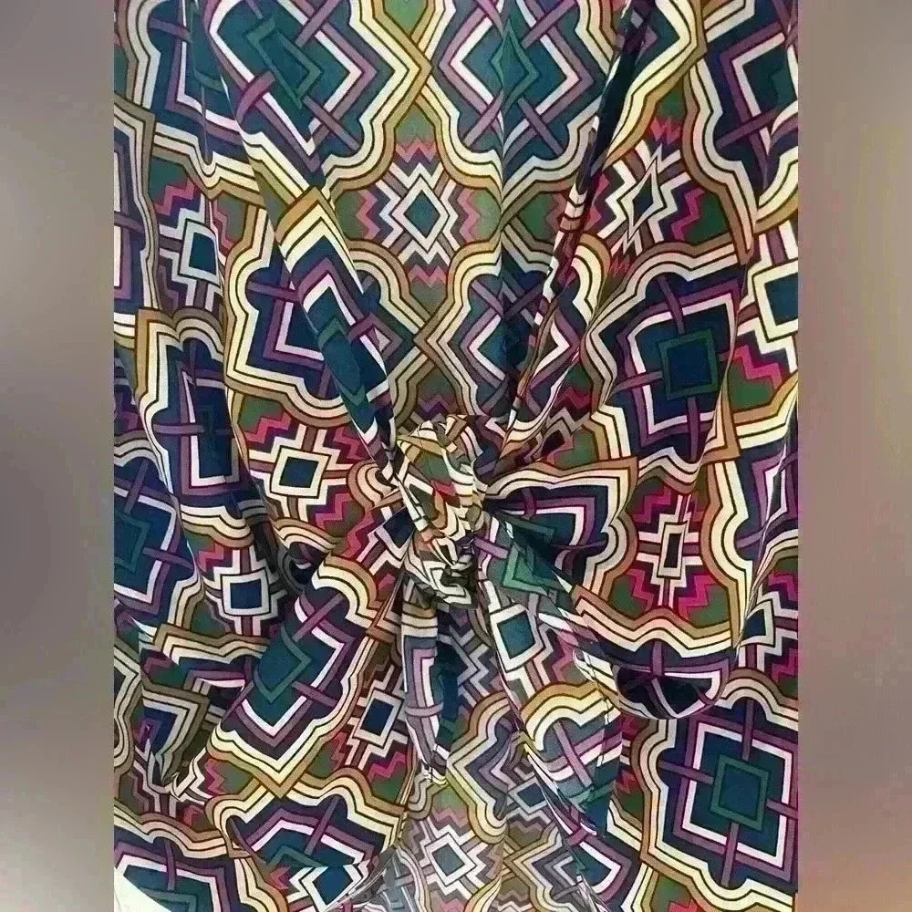 Anthropologie Wrap Summer Size Medium Fun Colorful - Picture 2 of 9